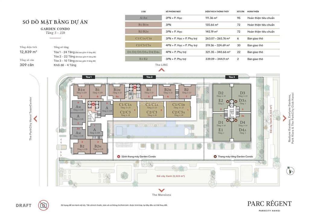 Độc quyền quỹ căn ngoại giao tầng đẹp giá tốt tòa parc régent parkcity hanoi, chuyển nhượng ngay