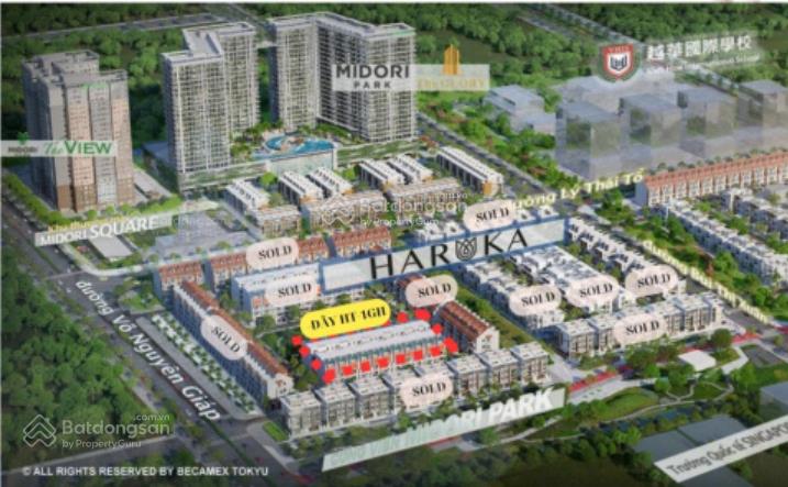 Nhà phố nhật bản  an ninh 24/7  diện tích xd 360m2  chỉ 10tỷ3  tt 2 năm 0% lãi suất 0972 889 ***