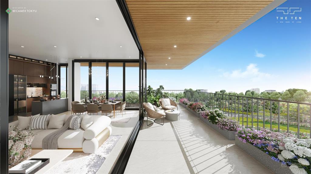 Căn penhouse cuối cùng của the ten  căn hộ thượng lưu đầu tiên tại bình dương  giá chỉ 9tỷ8