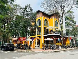 Cho thuê siêu phẩm mặt phố khu tây nam linh đàm, diện tích 300m2x4t + tầng 5 120m2, cực rộng đẹp