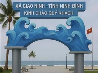 Nhỉnh 1 tỷ để đầu tư đất biển tiềm năng quá lớn ngay trung tâm thị trấn quất lâm, giáp kcn lớn.