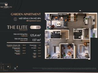 Cần bán căn 3pn 124,7m2 matrix one, view lê quang đạo, thuộc quỹ buôn giảm 2,7 tỷ. đóng 30% ký hđmb