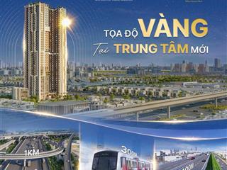 Ava center ch bàn giao full nội thất cách ga metro 200m, giá 38tr/m2 tt 15% ký hdmb trả góp 5tr/th