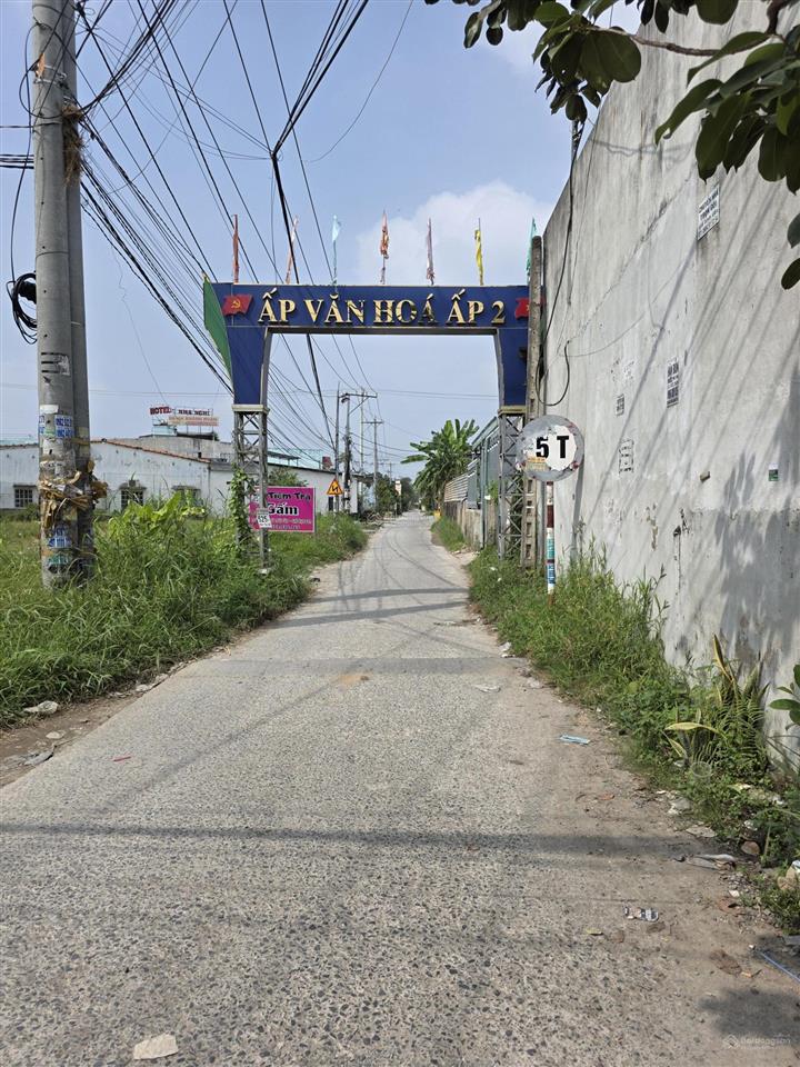 Đất nền đường bê tông đẹp ấp 2 hựu thạnh