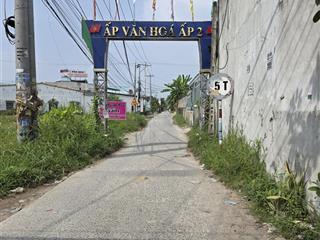 Đất nền đường bê tông đẹp ấp 2 hựu thạnh