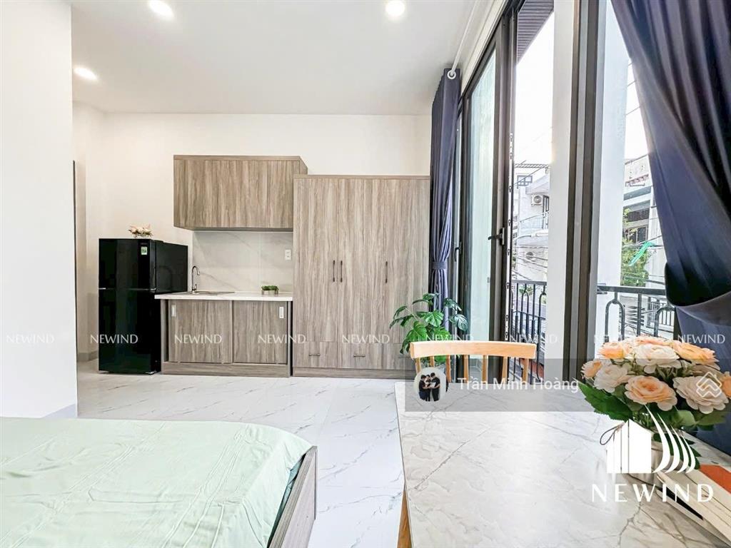 Khai trương căn hộ cho thuê 38m2 ban công full nội thất bình thạnh giáp q1, q2 ở ngô tất tố
