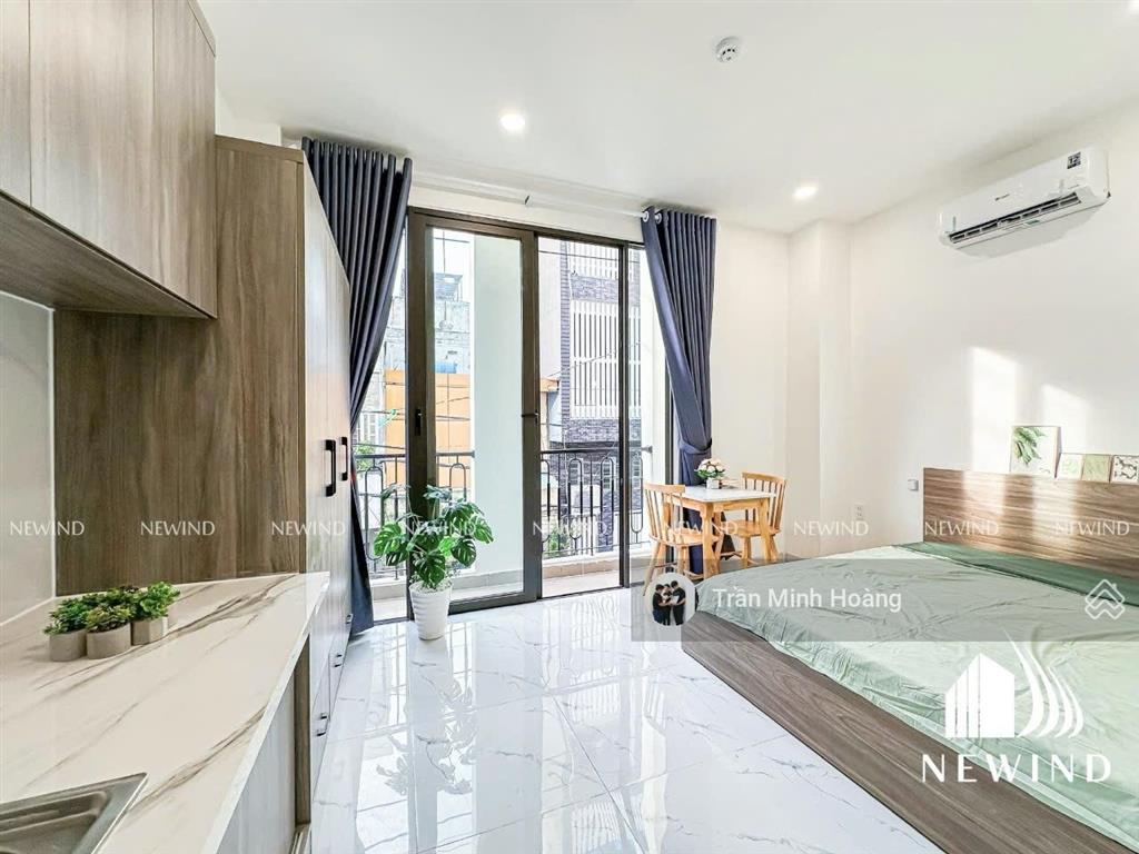 Khai trương căn hộ cho thuê 38m2 ban công full nội thất bình thạnh giáp q1, q2 ở ngô tất tố