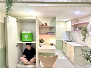 Căn hộ có gác cho thuê thiết kế cực kì có gu, toà nhà lớn đầy đủ tiện nghi sát bên kcx