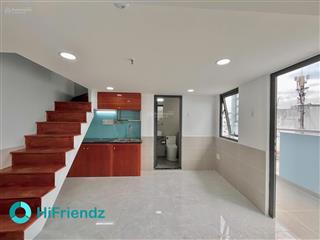 1 phòng ngủ 1 phòng khách thiết kế dạng duplex tách biệt, nhà mới khai trương ngay trung tâm q7