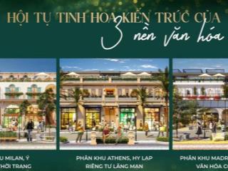 Bán shophouse 100m2, giá 7,4 tỷ tại võ nguyên giáp, vĩnh thái, nha trang bao đẹp uy tín