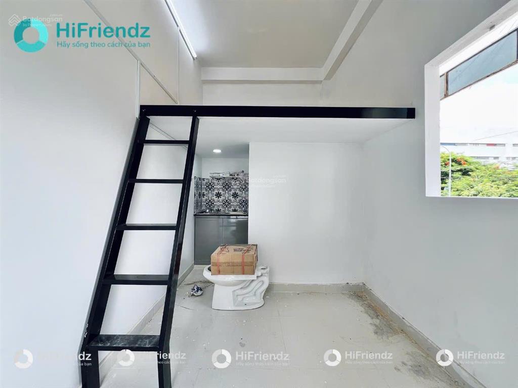 Cho thuê phòng mới 100% cửa sổ thoáng mát gác cao nằm ngay trung tâm bình thạnh