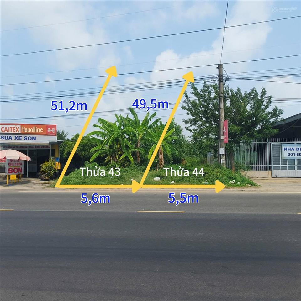 Bán đất full thổ cư 1008m2 tại quốc lộ 1a, 12,12 tỷ, tân an, long an