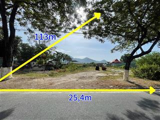 2658m2 đất siêu to mặt tiền 25m nguyễn tất thành, nha trang gần trường học, kdl