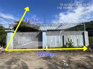 427m2 phong cảnh hữu tình + mặt tiền 10m trục nguyễn tất thành, nha trang