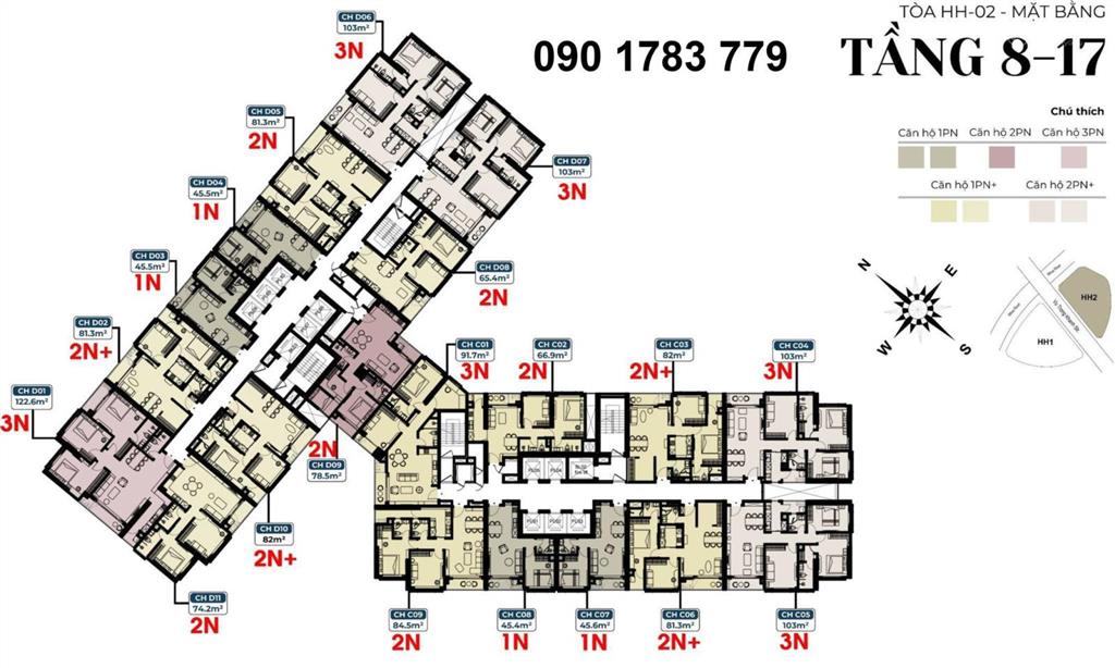 Bán căn d07 tầng cao tòa hh2 kepler tower mỗ lao, 9 tỷ, view vip, vay 70%, 0% gốc lãi tới 24 tháng
