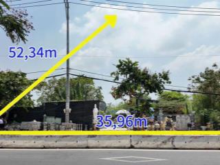 Đất nền 1307,4m2 mặt tiền 35m2 tại huỳnh tấn phát, phú xuân, nhà bè, hcm.