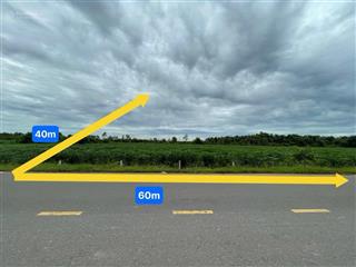 Đất 2400m2 ngang 60m2 mặt tiền đường dt781 tại xã thành long, huyện châu thành, tỉnh tây ninh