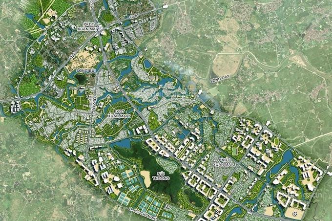 Cực hiếm, đất phân lô kđt xuân mai  chương mỹ, full thổ cư, chỉ 1tỷ790