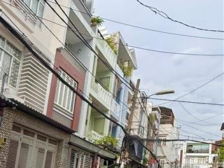 Nhà 4 tầng, 72m2, ngang 4.5m, sổ vuông a4, hẻm 6m, oto đậu cửa gần mặt tiền bùi đình tuý