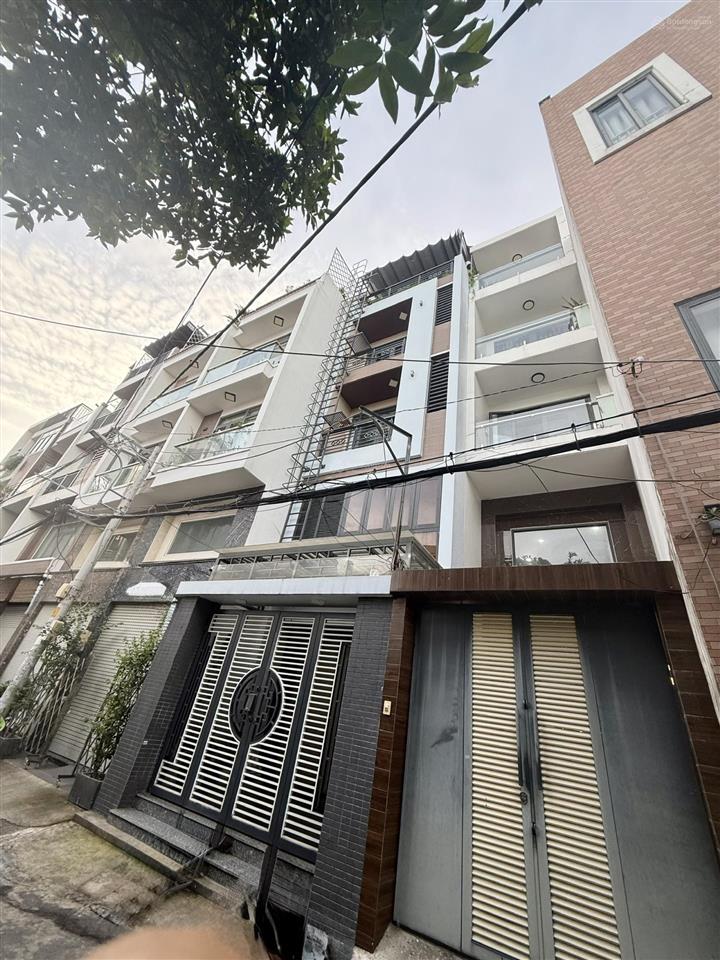 Nhà 5m x15m, 4 tầng, hẻm 5m, oto vào nhà, dân trí cao, sát mt nơ trang long ngay phan đăng lưu