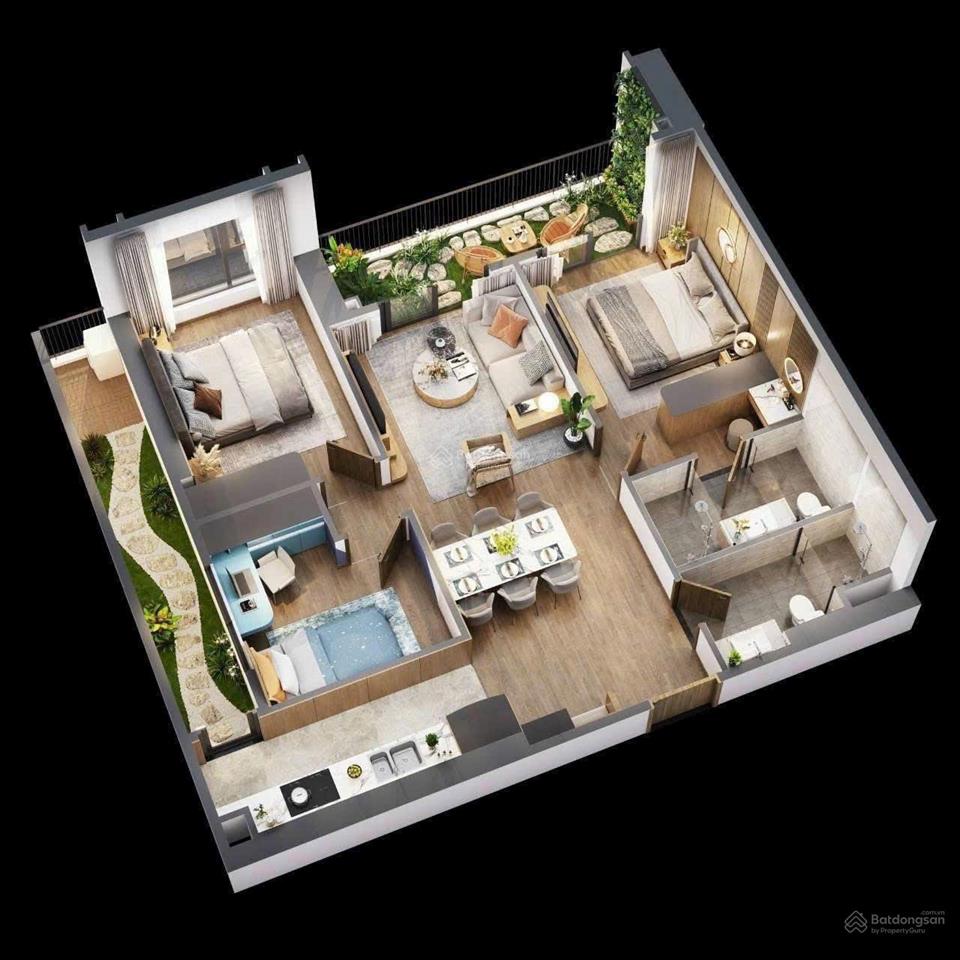 Bán căn hộ the wisteria , đường 32 , hoài đức ,cạnh ga nhổn full nội thất vào ở ngay giá chỉ 7,7 tỷ