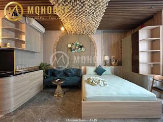 Modern rustic style căn hộ tách bếp  ban công  bồn tắm lớn gần ga metro thảo điền. tiện ích 5 sao