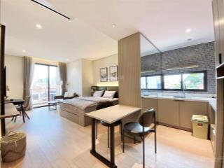 Studio/1pn tone gỗ sang trọng chuẩn gu ban công view thoáng. ngay ga metro thảo điền