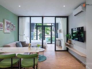 Căn hộ 1pn full kính | có chỗ đậu oto miễn phí | thảo điền. gần cầu sài gòn