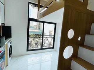Khai trương ccmn 25m2 xịn sò. full nội thất. ban công, máy giặt riêng. có gác xép tại kim hoa