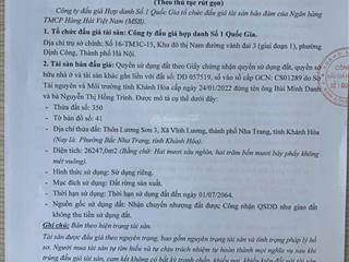 Công ty đấu giá hợp danh số 1 quốc gia thông báo bán đấu giá tài sản