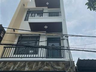 NHÀ 4 TẦNG (4x17) MT HẺM NHỰA 8M THÔNG LÊ VĂN KHƯƠNG, HIỆP THÀNH, Q12