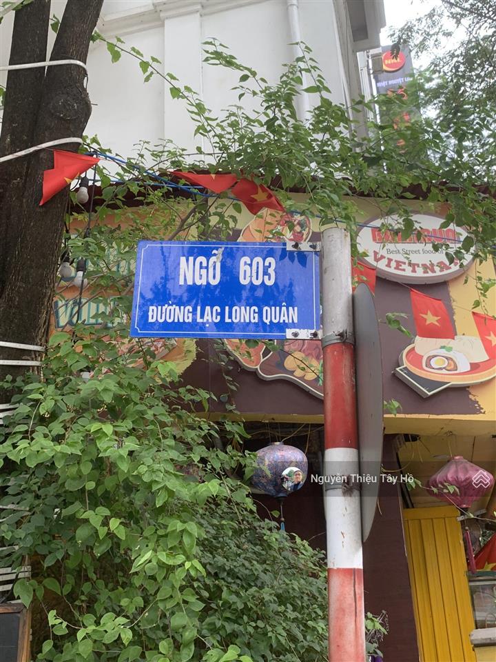 Phân lô ngõ 603 lạc long quân, tây hồ, dt 168m2, mt 6.5m, 10m ra ô tô tránh (sau qh), hơn 30 tỷ