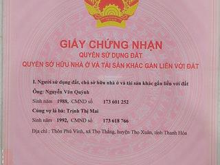 Bán gấp đất trung tâm hành chính thị trấn tân phú, đồng phú, bình phước