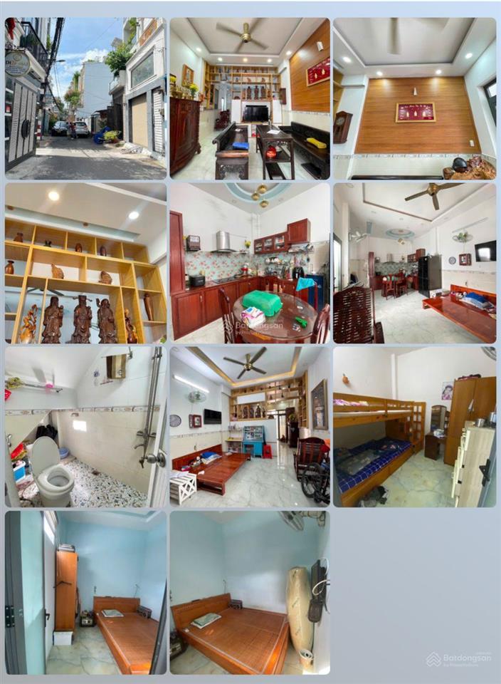 Nhà 4 tỷ 2t mái đúc btct 4pn, p8, gò vấp
