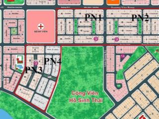 Bán đất 2mt lâm quang ky  da phú nhuận 2  gần hồ sinh thái  dt 138.3m2(8.15x18.5)  260triệu/m2