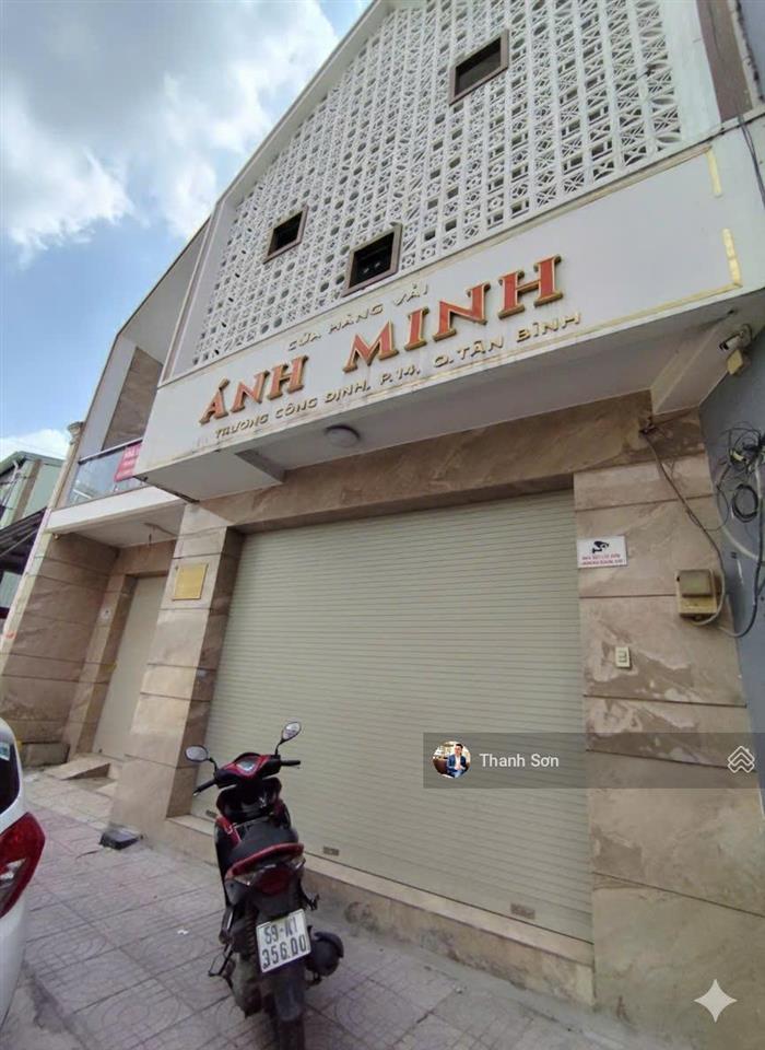 Chỉ đúng 12,2tỷ 9,5x 14m mặt tiền trương công định  kinh doanh sầm uất  p14 tân bình