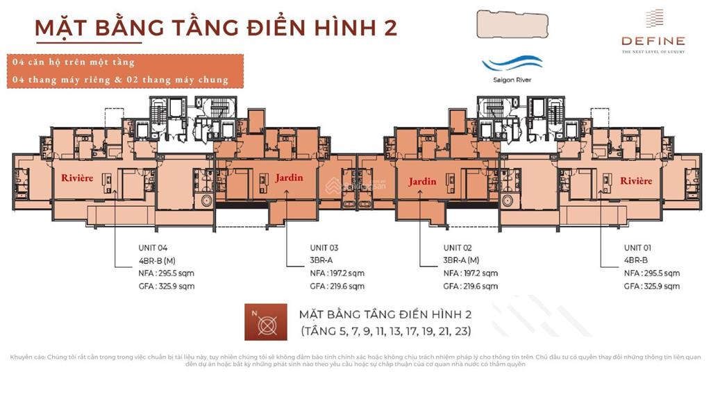 Căn hộ define 3pn view hồ bơi lung linh giá chỉ 38 tỷ