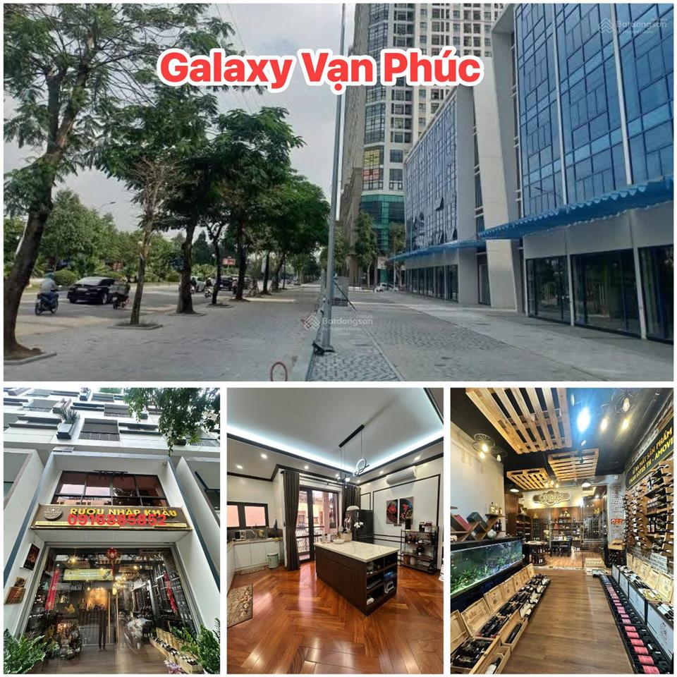 Bán gấp shophouse galaxy vạn phúc 90m2 x 6 tầng thang máy nội thất nhập khẩu giá đầu tư 0916 885 ***