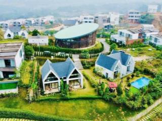Bán căn biệt thự nghỉ dưỡng  tầm view panorama tại sun village, tân vinh, lương sơn