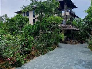 Biệt thự nhà vườn 1.150m2 sẵn nhà 3 tầng & tiểu cảnh đẹp. khu nghỉ dưỡng thung sim