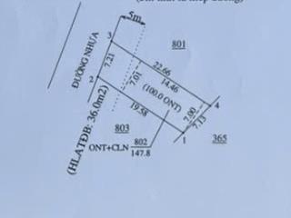 Chính chủ gửi bán đất thổ cư đường lò rèn, cách chợ thái bình (dt749b) hơn 1km