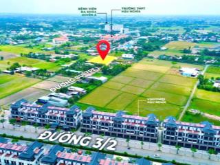 Tiềm năng tăng giá cao chốt nhanh lô 160m2 mặt tiền đường lớn ngay vinhomes green city hậu nghĩa