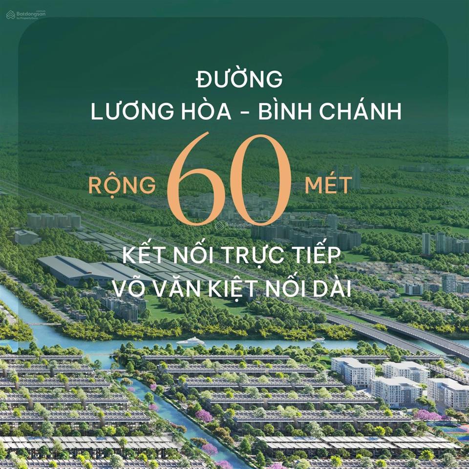 Mở bán dự án f0 gồm 150ha đất nền có sổ sẵn nằm ngay mặt tiền đường lương hòa  bc 60m