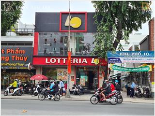 Mua là lời góc 2 mặt tiền dương quảng hàm, q.gò vấp. dt 15x20m 1 trệt giá 42 tỷ, hđt 210tr/tháng