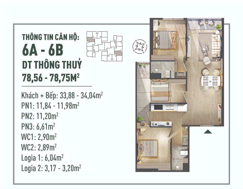 Full giá 4.8 tỷ 3pn, 2vs căn hộ căn bằng giữa triệu cây xanh ecopark. biểu tượng sống xanh
