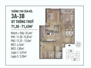 Full giá 4.8 tỷ sử hữu ngay 2pn,2vs 72m2 căn hộ view biệt thử đảo tầng đẹp tại the fibonan