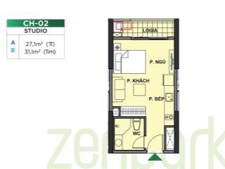 Chính chủ bán gấp căn studio cao cấp view hồ cá koi. giá chỉ 2,4tỷ  vinhomes ocean park