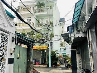 Bán đất tặng nhà 2 tầng  mặt tiền hẻm quang trung  hẻm xe hơi  6m thông  65m2 nở hậu