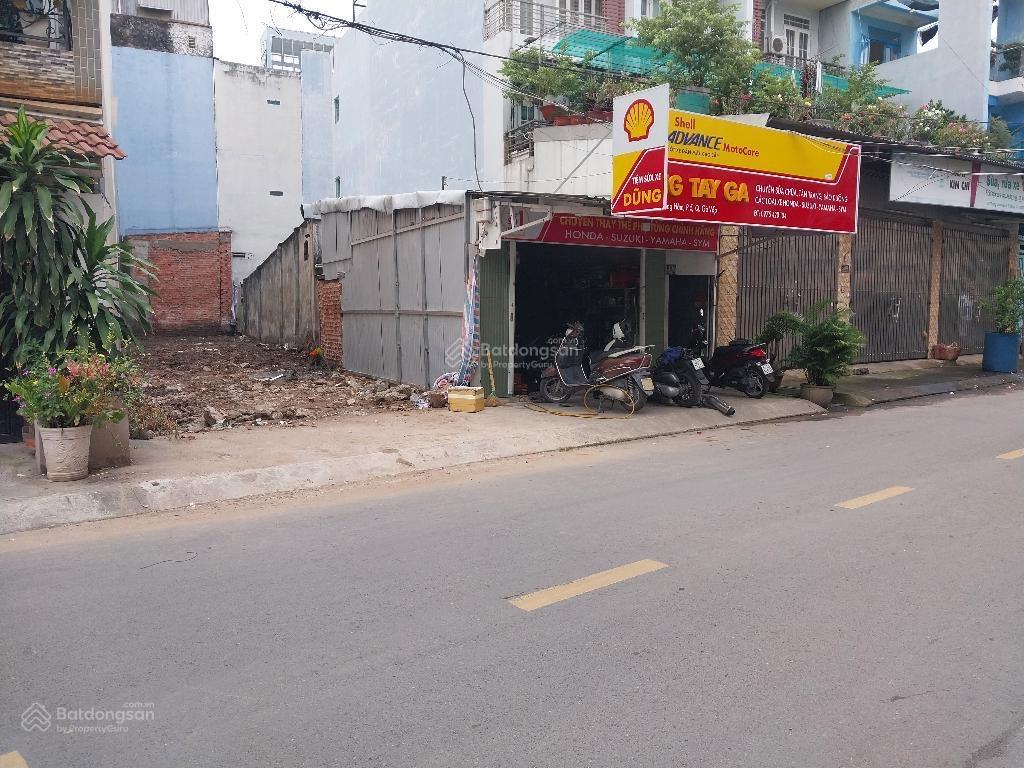 Bán đất mặt tiền hẻm cạnh toà án quận gv  dương quảng hàm p5  5x27  đường 10m  xây cao tầng