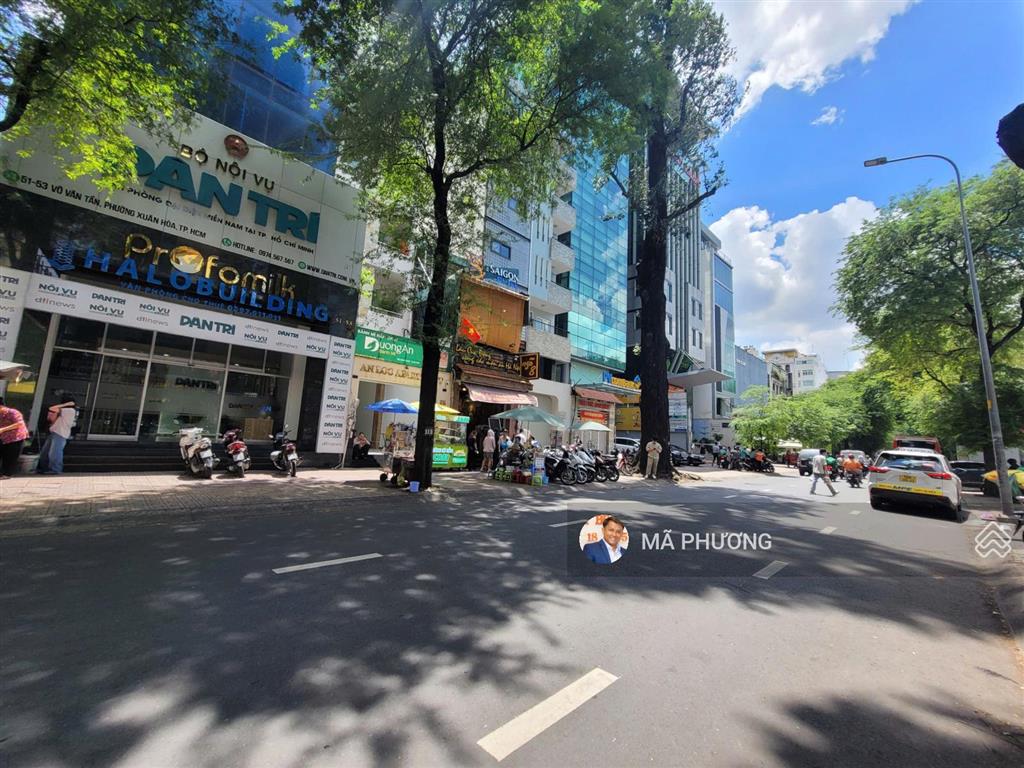 Khan hiếm  tòa nhà góc 2 mt võ văn tần q3, 10m x 27m, hầm 8 tầng